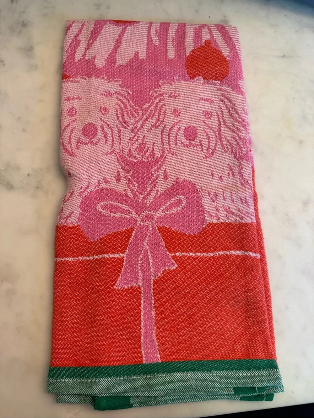 NWT Anthropologie Pop Art Pets Jacquard Dish Towels Set of 2